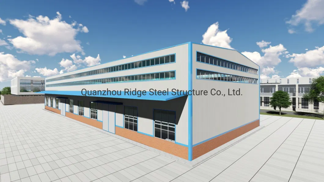 Low Price Prefab Steel Structure Warehouse Two Story Building Prefabricated Workshop Hangar Carport