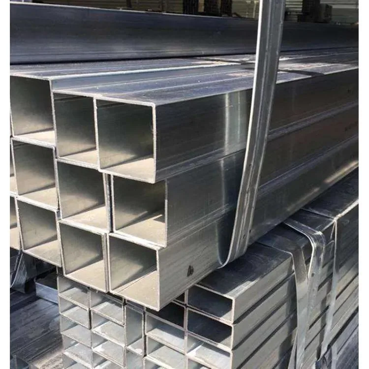 Galvanized Steel Pipe Square 6m Length Hot DIP Shs Zinc Coated