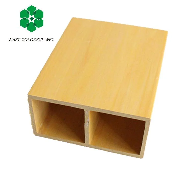 Wood and Plastic Composite Hollow Square PVC Tube for Office Partition