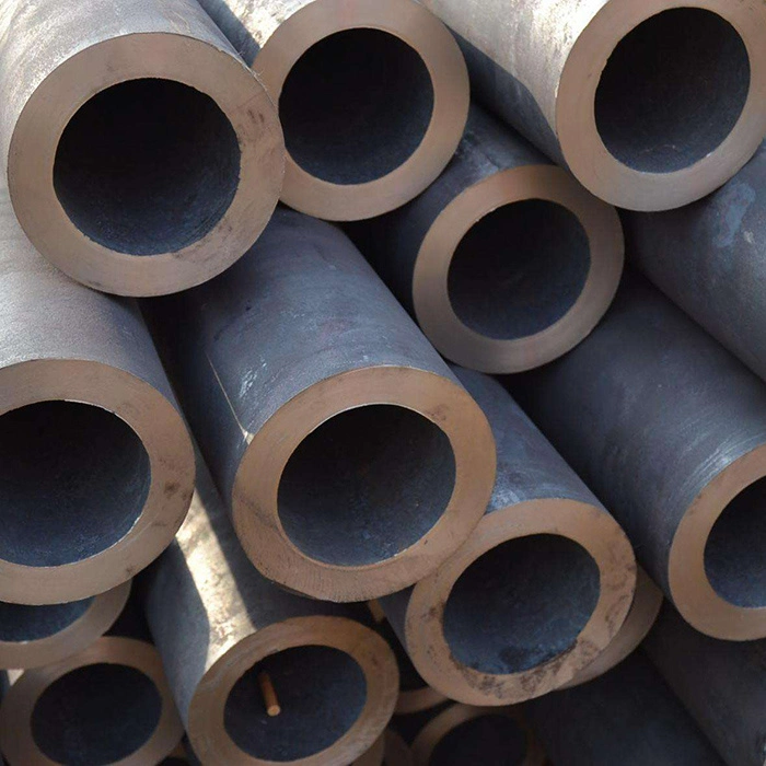 Black Painting Steel Pipe Tube Q235 Black Carbon ERW Weld Seamlesss A106 Carbon Steel Pipe