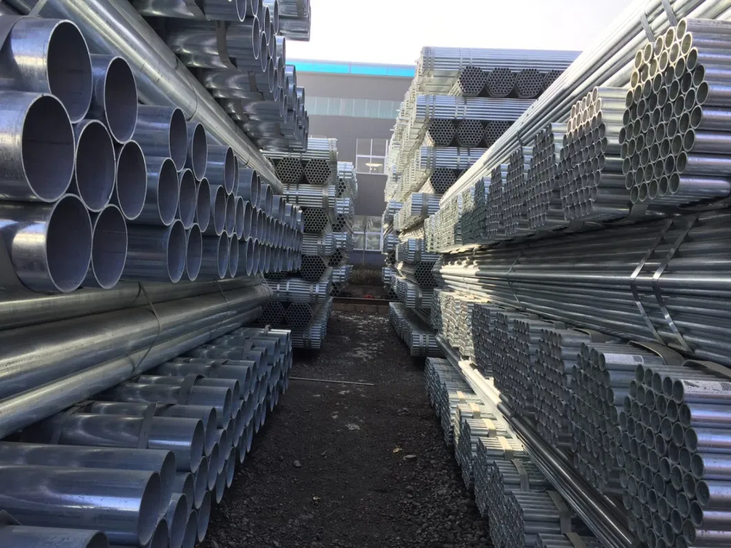 Square Galvanized Structural ERW Rectangular Steel Pipe Hollow Gi Galvanized Steel Pipe