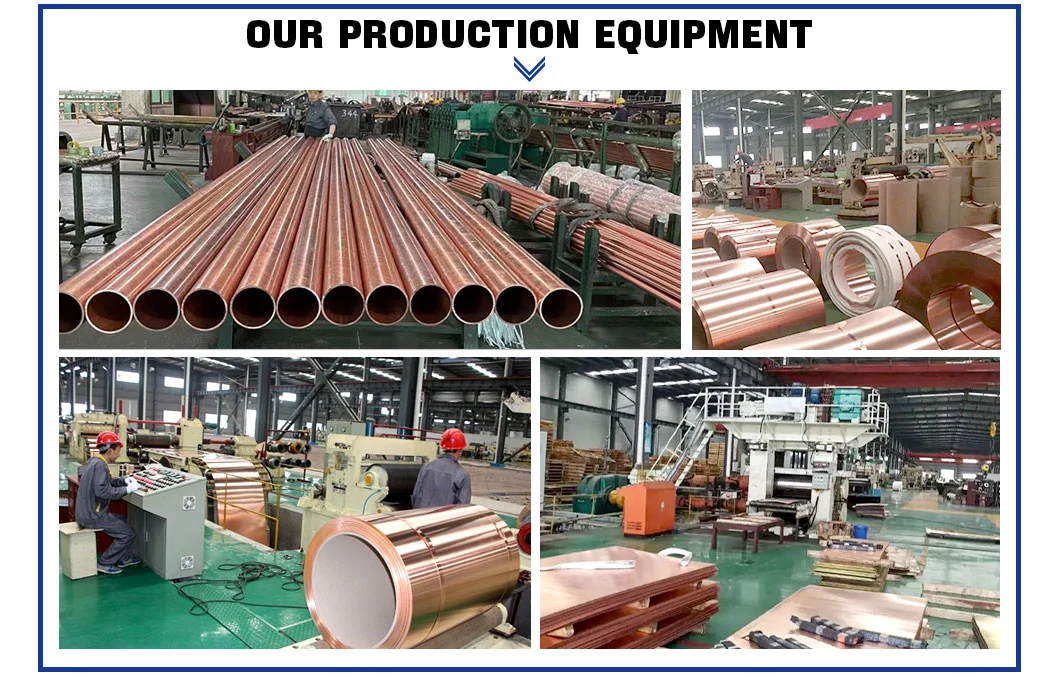 Professional Supplier Copper Steel Tube Pipe C11000 C10200 C12000 C12200 Small Large Diameter Round Square Rectangular Oval Copper Tube