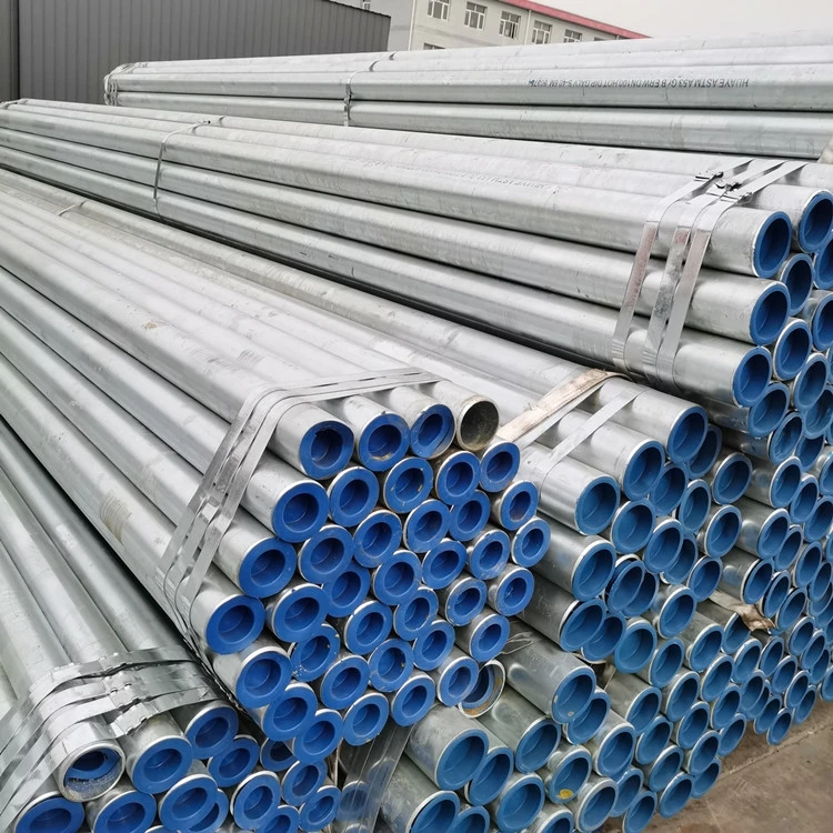 Quality Assurance Galvanized Round Steel Pipe 1&quot; Sch 40 (1.315 OD X. 133 wall) ASTM A53, A500b 2 Inch Galvanized Pipe