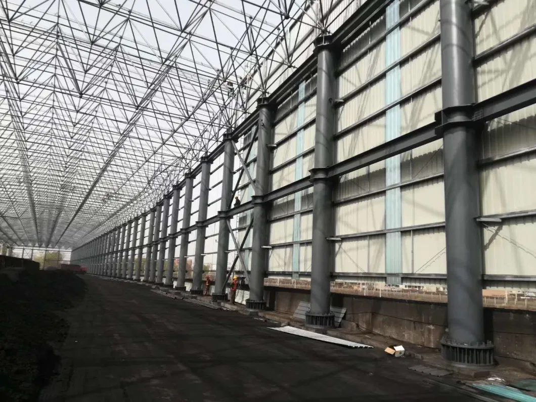 Light Weight Multifunctional Prefabicated Steel Frame Building for Production, Storage, Office Use