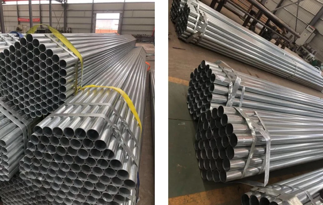 ASTM A106 A36 A53 BS 1387 Square Galvanized Structural ERW Rectangular Steel Pipe Hollow Gi Galvanized Steel Pipe