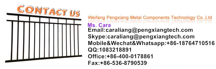 Pengxiang Square Pipe Welded Fence Powder Coated Fence Panels