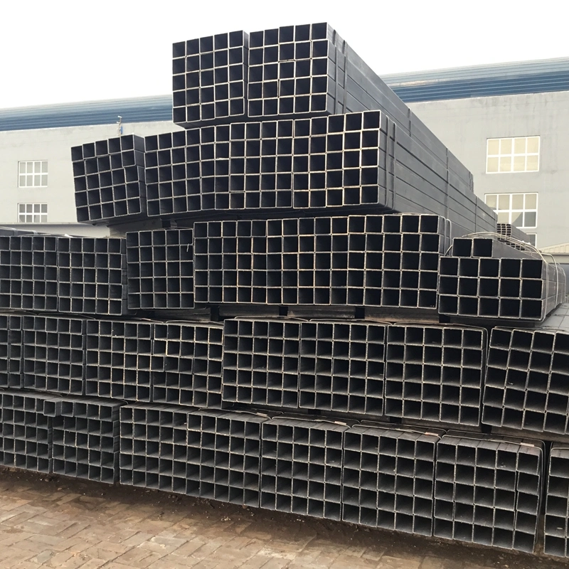 50*50mm Mild Metal Steel Rhs Shs Ms ERW Black Square and Rectangular Hollow Section Pipes