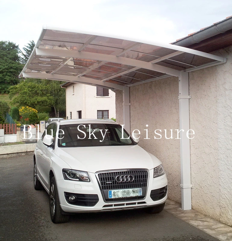 Popular High Quality Weatherproof Insulated Car Garage Aluminum and Polycarbonate Carport (B800-1)