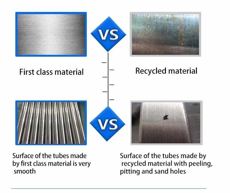 Square Tube Steel 304 316 316L 402 Perforated 1X1 Square Pipe Steel Tubing Seamless Stainless Steel Pipe