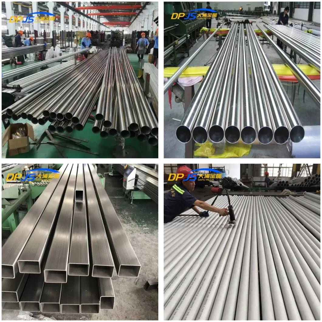 AISI/ASTM Hot/Cold Rolled 304/316/Tp316L/TP304/Tp310 Polished Surface Round/Square/Rectangular Stainless Steel Pipe/Tube