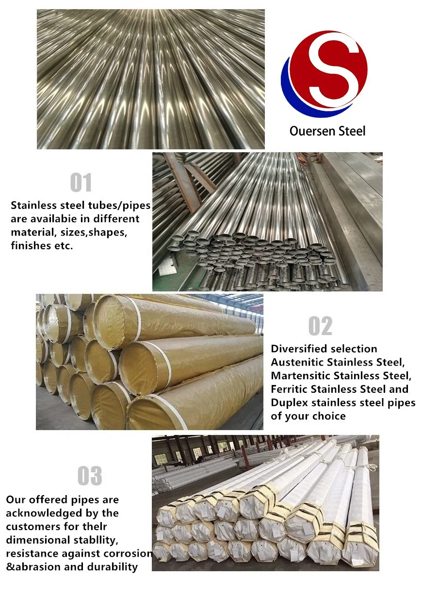 ASTM Approved Ss 304 Pipes Standard Packages Stainless Steel Plate Price Pipe