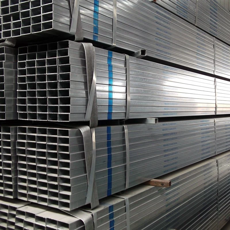 China Ms Hollow Section Hot Dipped Galvanized Square Tube Rectangular Steel Pipe