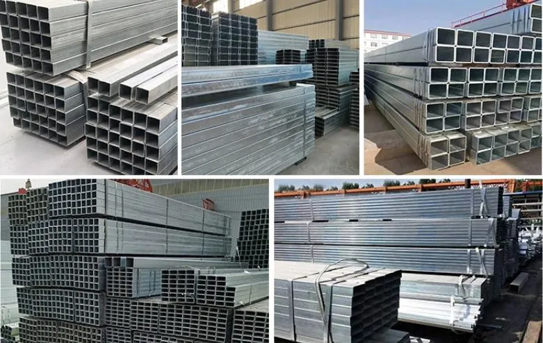 Powerful China Supplier for A53 Sch40 Carbon Steel ERW Welded Black Pipe Mild Steel Seamless Galvanized Square/Rectangular/Rectangle Rhs Shs Tube