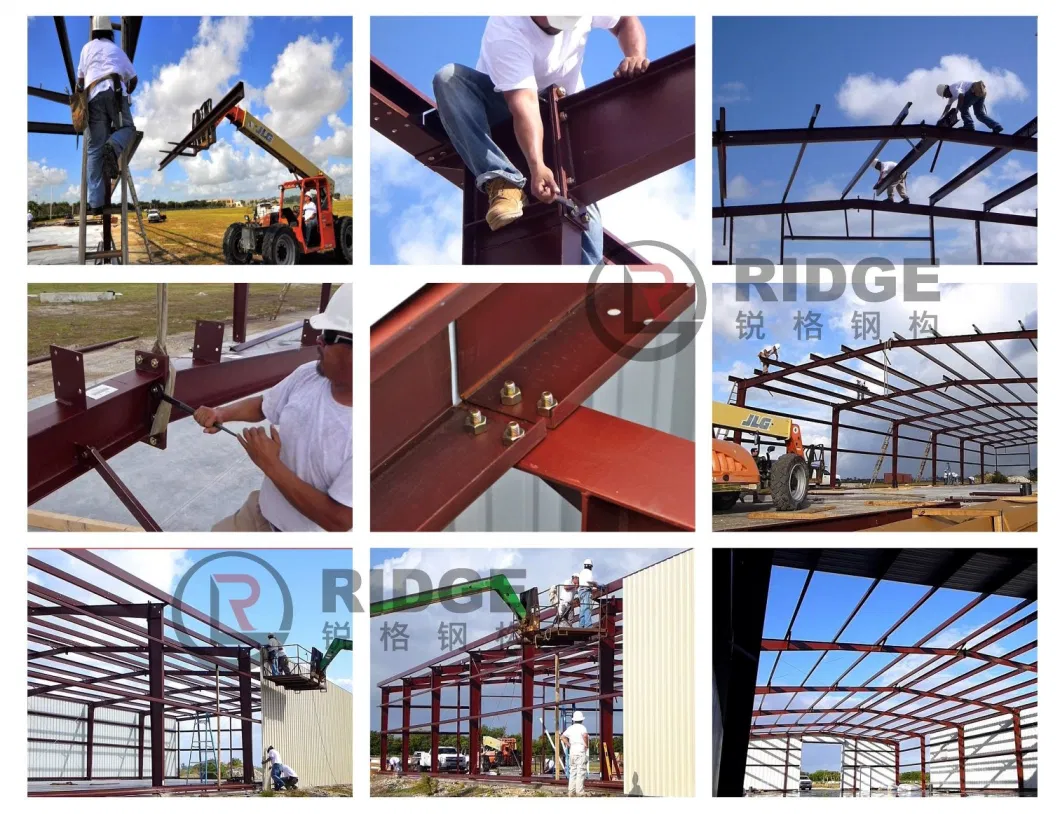 Low Price Prefab Steel Structure Warehouse Two Story Building Prefabricated Workshop Hangar Carport