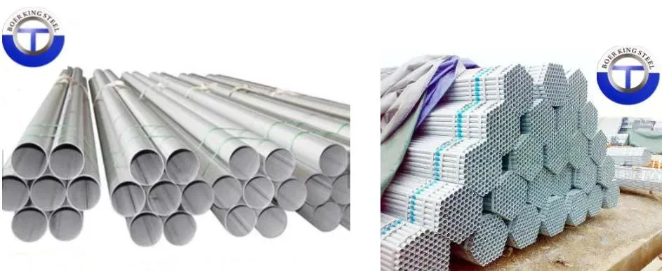 ASTM A106 A36 A53 BS 1387 Square Galvanized Structural ERW Rectangular Steel Pipe Hollow Gi Galvanized Steel Pipe