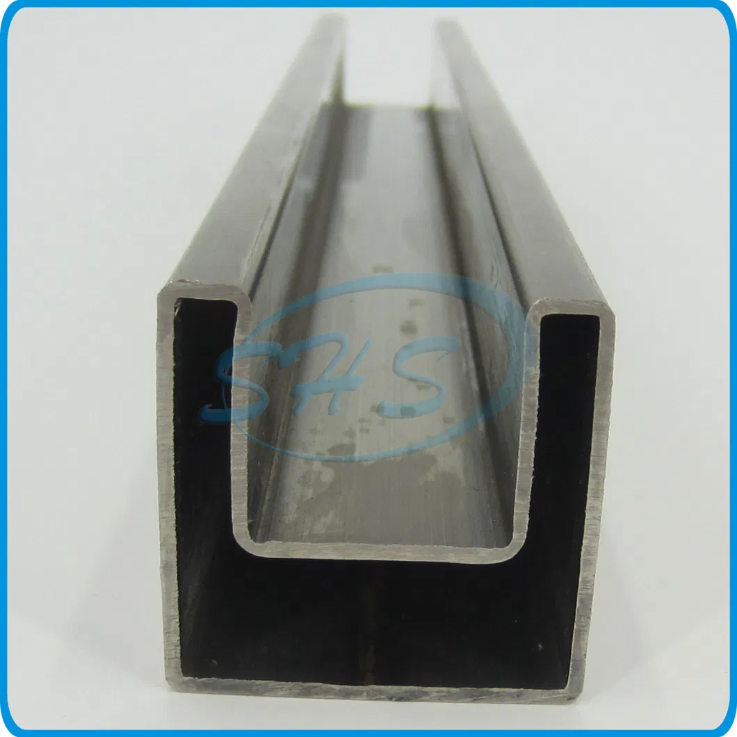 Stainless Steel Square Tube with Double Slot