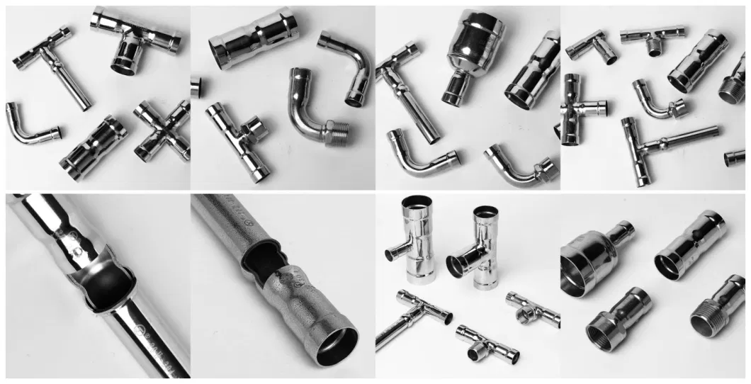 Ss 304 316 Water Supply Pipe/Tube Fitting Stainless Steel Plumbing Fittings Tee Fitting Sanitary Fittings Elbow Union Reducer Fitting Bathroom Pipe Fitting