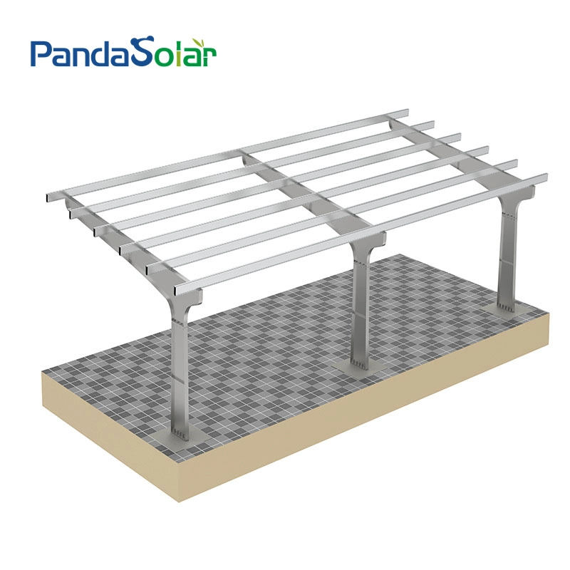 OEM Customized Steel Structure Galvanized Steel Frame Solar Metal Carport