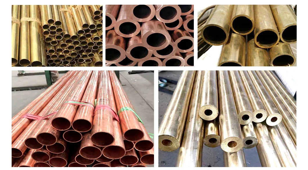 Professional Supplier Copper Steel Tube Pipe C11000 C10200 C12000 C12200 Small Large Diameter Round Square Rectangular Oval Copper Tube