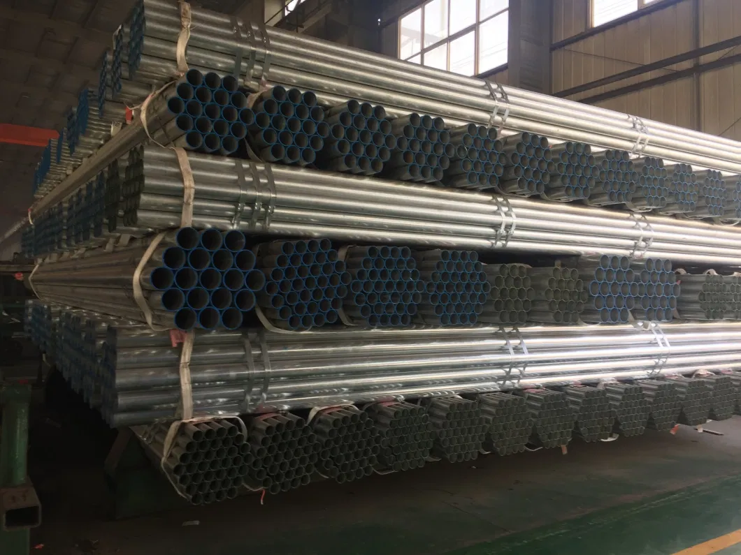 Square Galvanized Structural ERW Rectangular Steel Pipe Hollow Gi Galvanized Steel Pipe