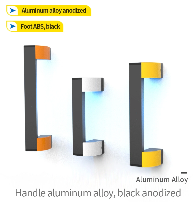 Aluminum Alloy with Light Strip Handle for Machine Tool/Automation Equipment/Testing Instruments/Medical Devices