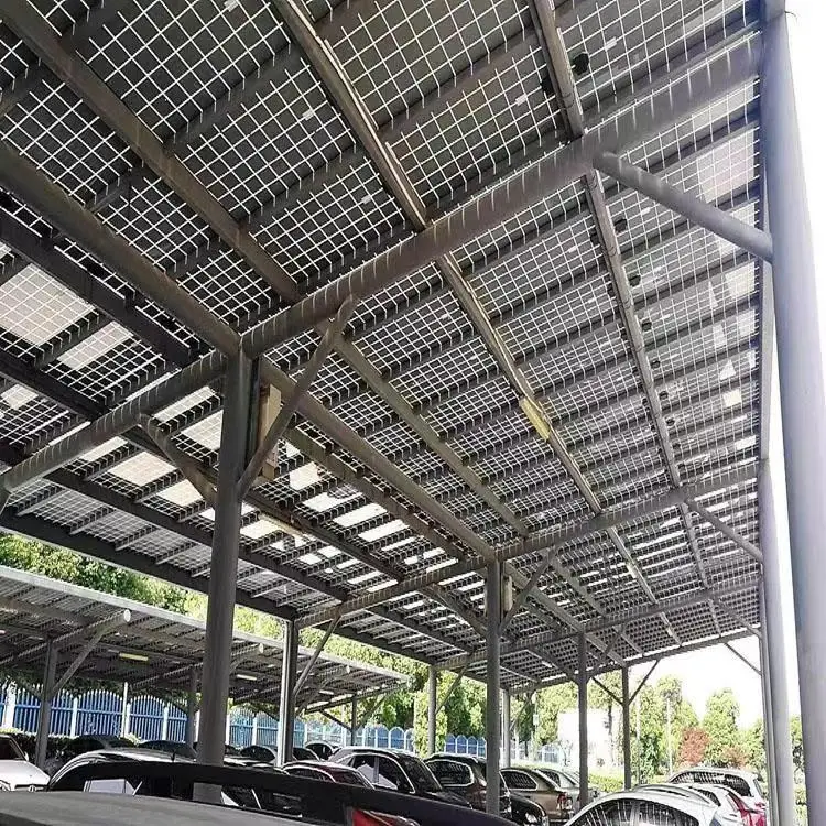 Mounting Systems Racks Solar Car Park Metal Racks Steel PV Racking Solar Pile Mount Structure System Solar Carport