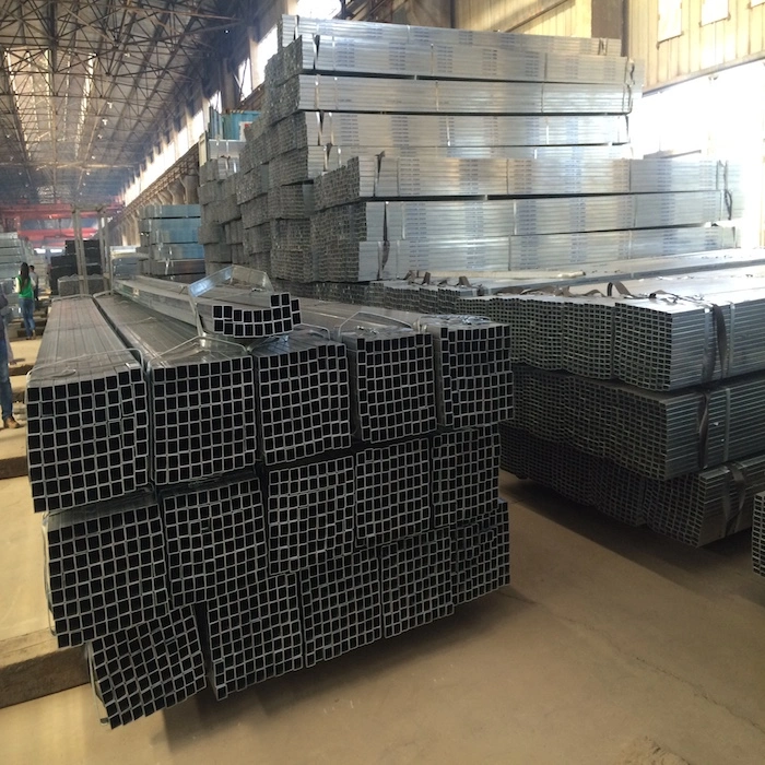 Q235B Steel Square Hollow Section Black and Galvanized Steel Pipes