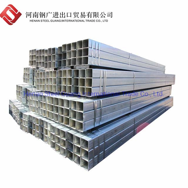 A36 Square Steel Tube for Fence Post, Black Carbon Steel Mild Square Hollow Section, Steel Rectangular Steel Tubes