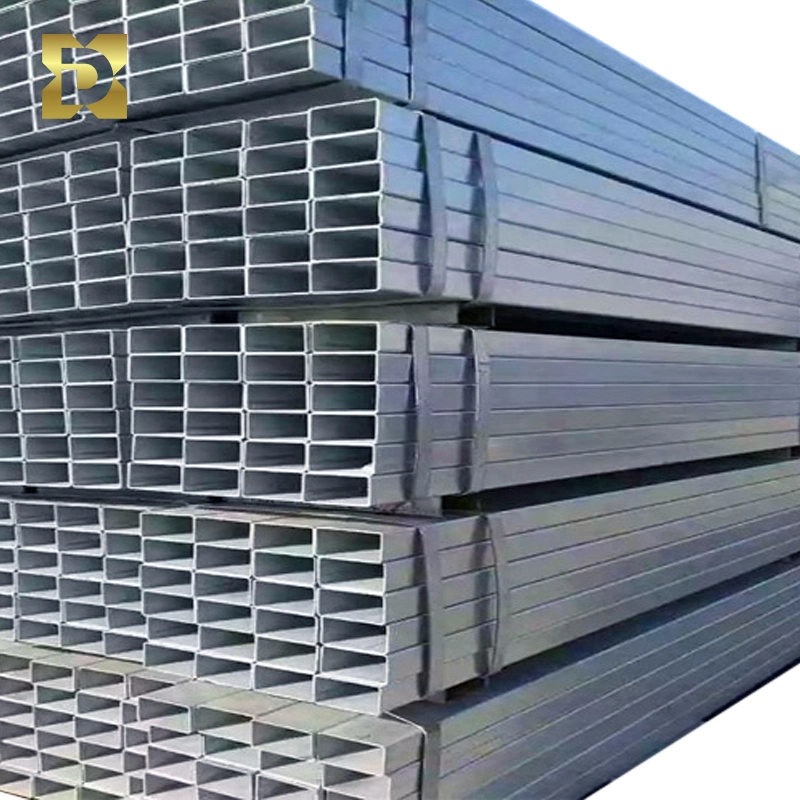 Hot-DIP Galvanized Mild Steel Square Rectangular Tube Ms Gi Hollow Section Steel Tube