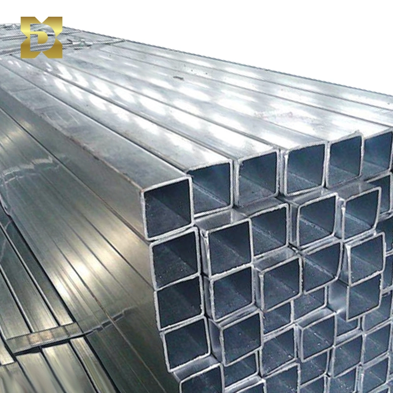 Hot-DIP Galvanized Mild Steel Square Rectangular Tube Ms Gi Hollow Section Steel Tube