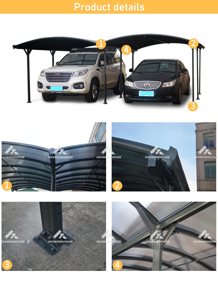 Movable Parking Plate Doble Carport Smart Garden Membrane Mobiele Port for 2 Car