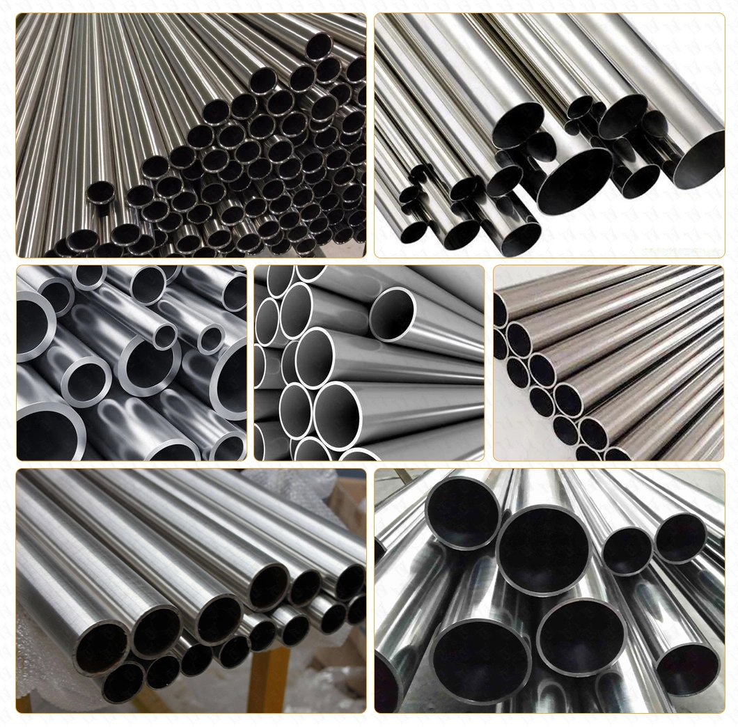 China Wuxi 201 304 316 6-2500mm Diameter 2b No. 1 No. 3 Ba Stainless Steel Pipe for Advertising Nameplate