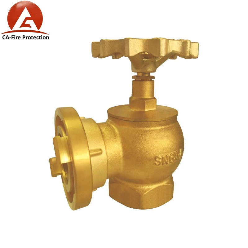 Ca-Fire DN50 Landing Valve Brass Indoor Fire Hose Hydrant with Lower Price