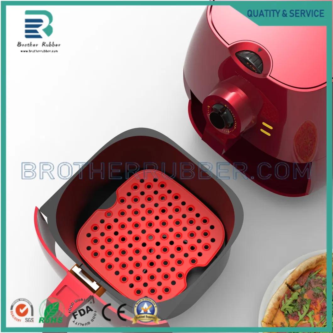 Reusable Heat-Resistant Silicone Air Fryer Mats, Non-Stick Silicone Air Fryer Liners