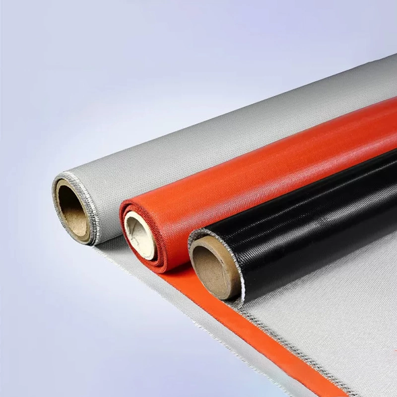 High Silica Fiberglass Fabric Cloth High Temperature Silicone Coated Fiberglass Fabric Cloth Expansion Joint Silica Coated Fiberglass Cloth