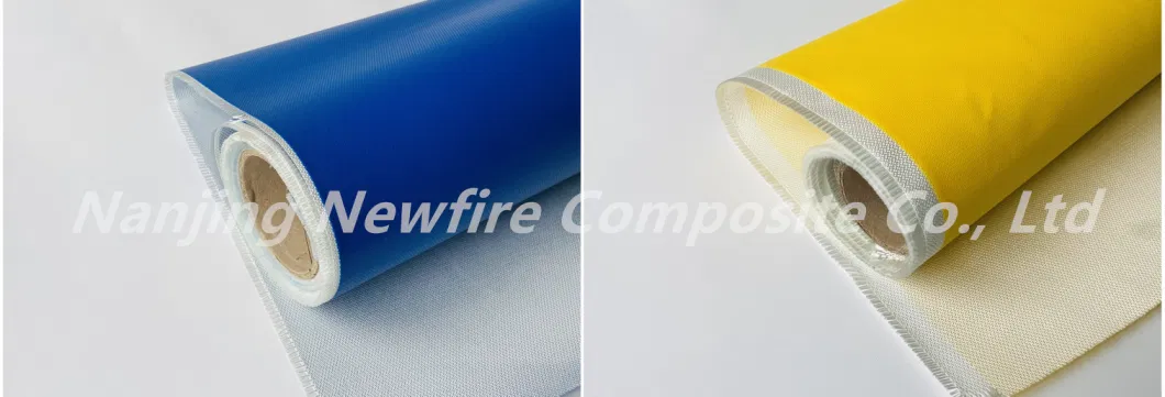 High Temperature Resistant Waterproof One Side Silicone Coated Fiberglass Cloth Chinese Manufacturer Glass Fabric