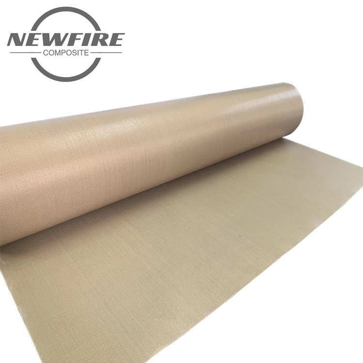 Manufacturer Fire Resistant PTFE Coating Fiberglass Cloth Fabric for Some Special Applications Requiring Extremely Smooth Surface PTFE Coated Fiberglass Fabric