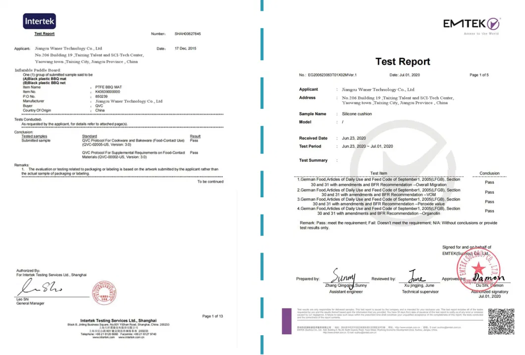 Customized Strips PTFE Coated Fiberglass Zone Tape