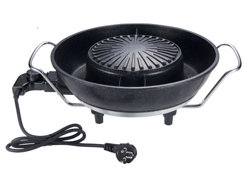 2000W Desktop BBQ Grill Detachable Plates