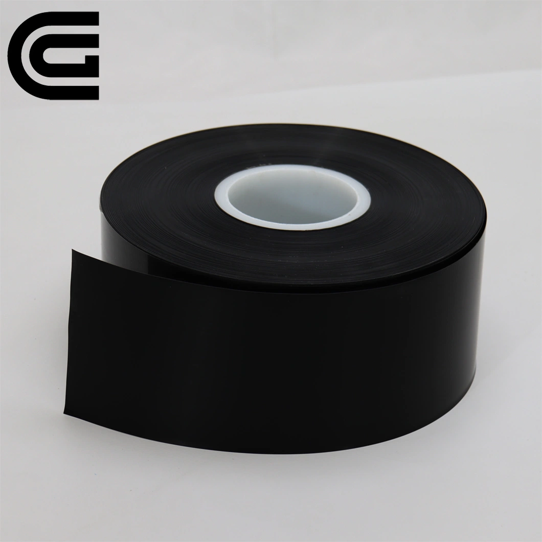 Heat Resistance Black Carbon Skived PTFE Film with 1 Side Etched