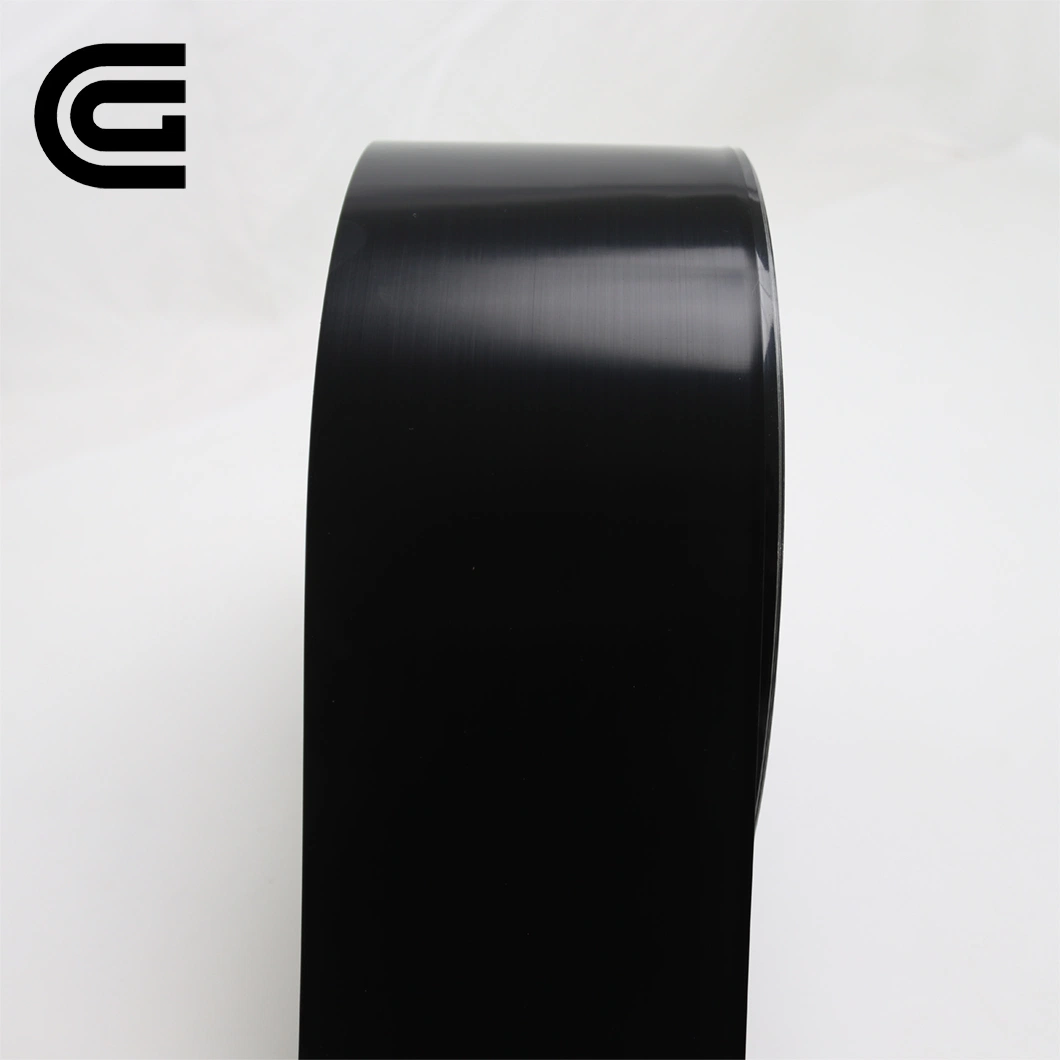 Heat Resistance Black Carbon Skived PTFE Film with 1 Side Etched