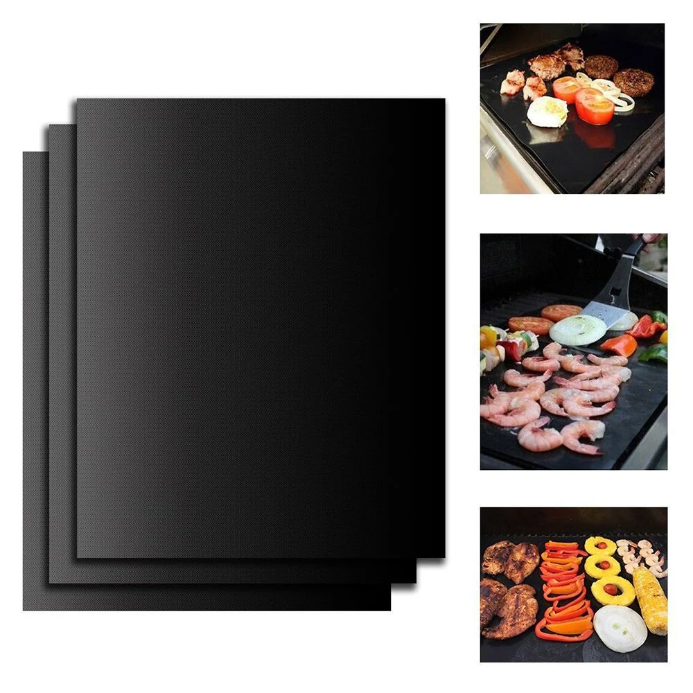 FDA Food Grade Red Grill Mat for BBQ/Baking