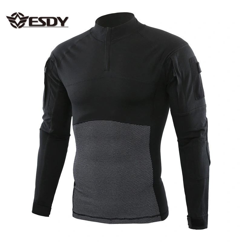 Esdy Men&prime;s Outdoor Long Sleeve Airsoft Shirt Tactical Hunting Frog Shirt