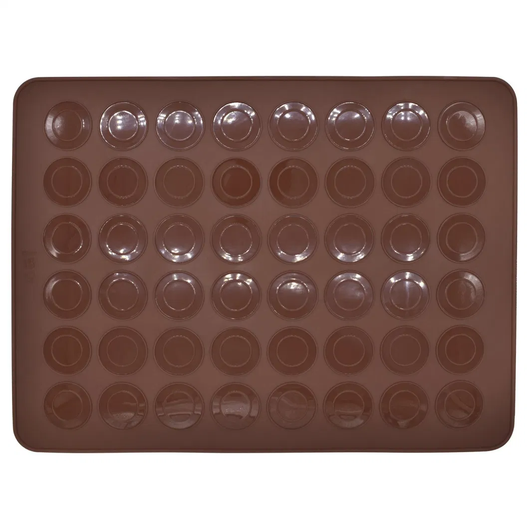 Reusable 48-Cavity Non-Stick Silicone Macaron Baking Mat