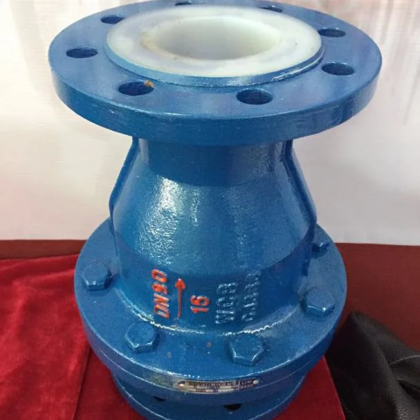 FEP/PTFE/PFA Teflon Lined Ball Type Check Valve