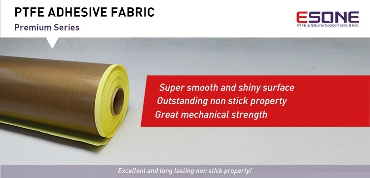 High Temperature PTFE Fabric with Silicone Adhesive