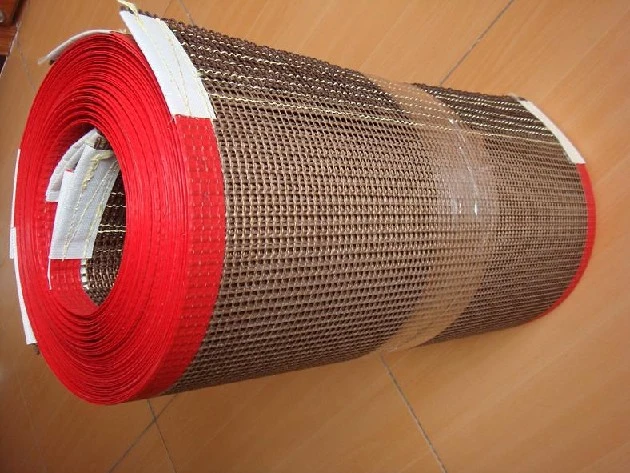 Abrasion Resistance Kevlar PTFE Open Mesh for Conveyor Belt