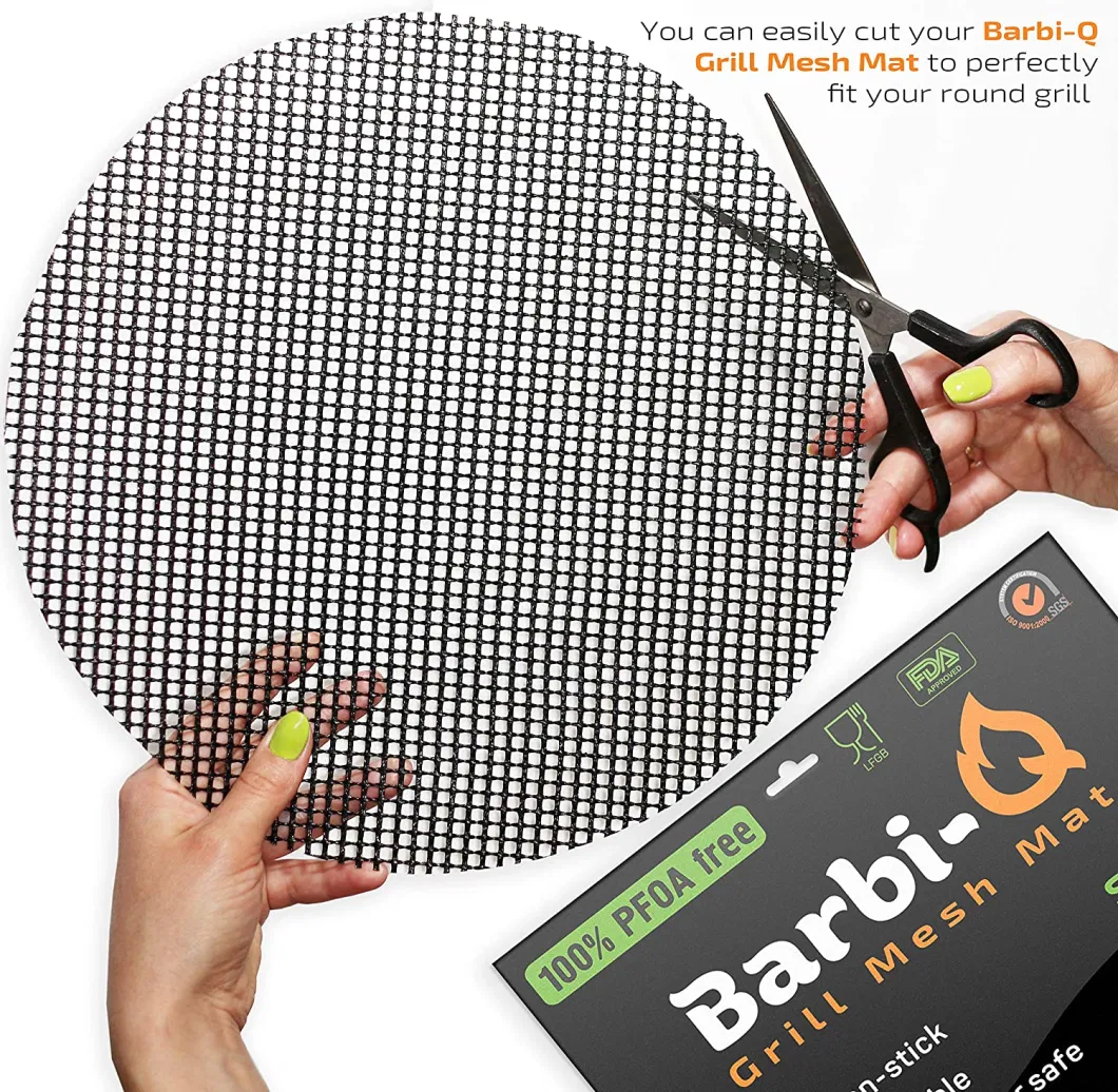 Heat Resistant Fireproof Charcoal BBQ Grill Mesh Mat