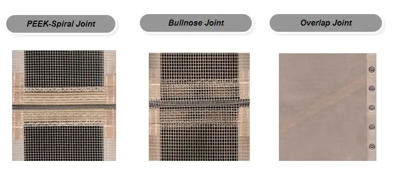 Corrosion Resistant Non Stick PTFE Coated Heat Press Mesh Conveyor Belt