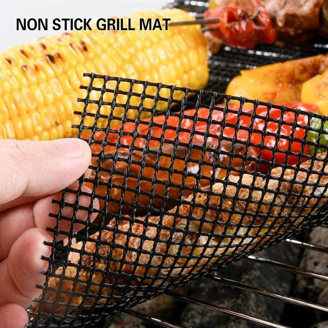 Heat Resistant Fireproof Charcoal BBQ Grill Mesh Mat